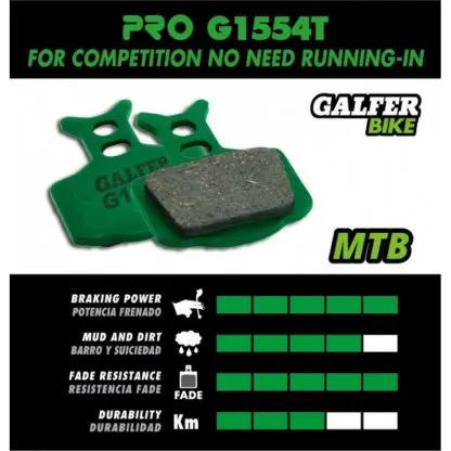 Pastillas Galfer Avid X0 Trail, 7 Trail, 9 Trail - Imagen 4