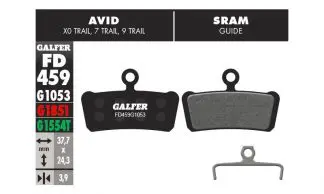 Pastillas Galfer Avid X0 Trail, 7 Trail, 9 Trail