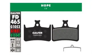 Pastillas Galfer Hope E4