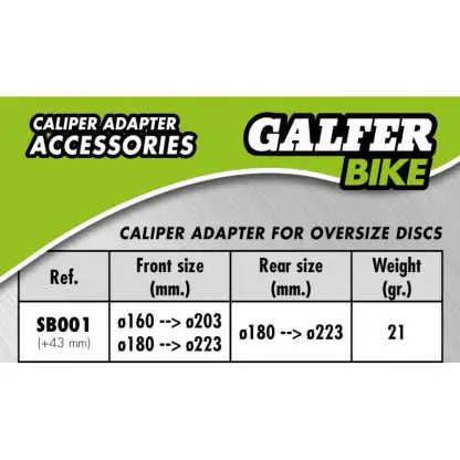 Adaptador Galfer post mount +43mm - Imagen 2