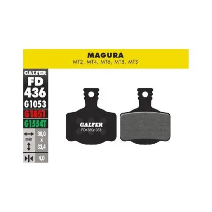 Pastillas Galfer Magura MT2, MT4, MT6, MT8, MTS