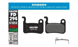 Pastillas Galfer Shimano M965/966/975/655/765/775