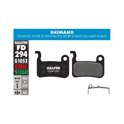 Pastillas Galfer Shimano M965/966/975/655/765/775