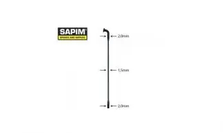 Rayo Sapim Laser negro