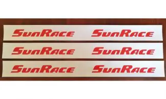 Sunrace Sticker doble vitrina 6x60cm