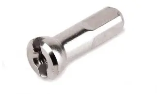 Sapim Niple Polyax bronce 14g/12mm plateado (100 u)