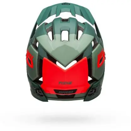 Casco Bell Super Air Mips-Flex Verde/Rojo - Imagen 8