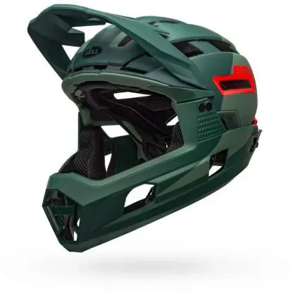 Casco Bell Super Air Mips-Flex Verde/Rojo - Imagen 9