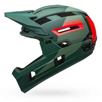 Casco Bell Super Air Mips-Flex Verde/Rojo - Imagen 7