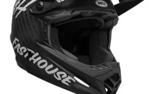 Casco Bell Full-9 FASTHOUSE MATTE BLACK/WHITE