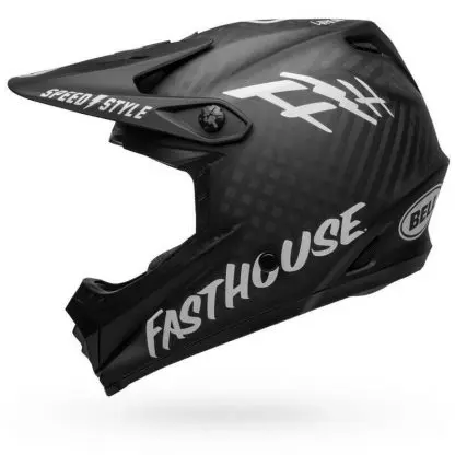 Casco Bell Full-9 FASTHOUSE MATTE BLACK/WHITE - Imagen 4