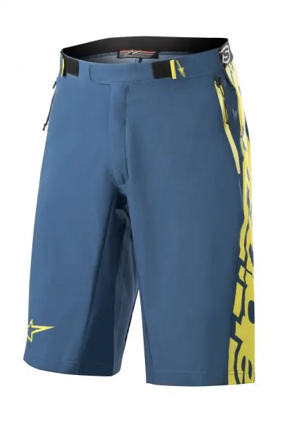 Short Alpinestars Mesa Poseidon Blue Acid Yellow