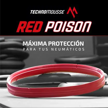 Protector Llanta Techno Mousse Red Possion